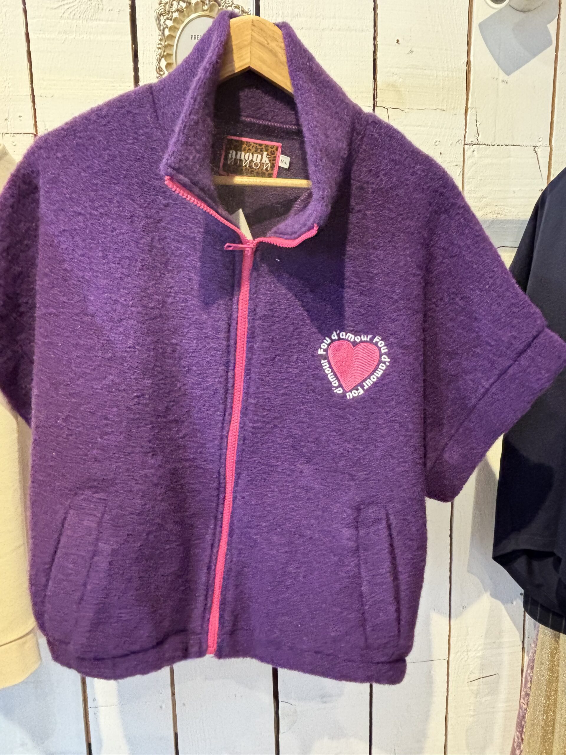 Veste bouclette Violeta A&N